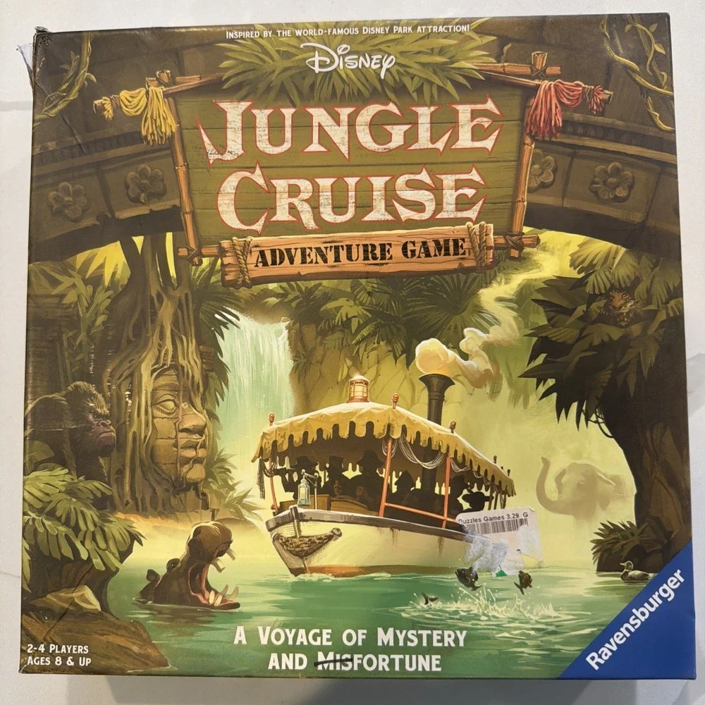 Disney Jungle Cruise Adventure Game Ravensburger Family Fun 8 and up